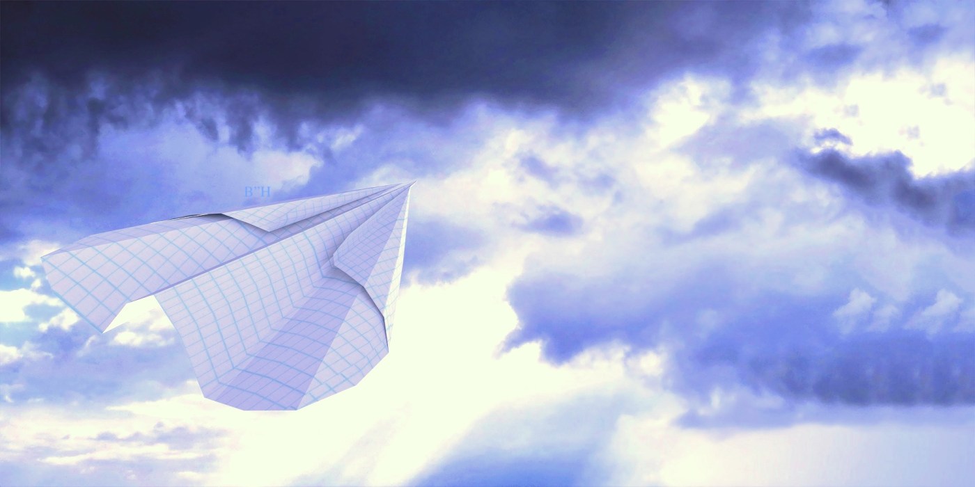 prayers like a paper airplane in the sky