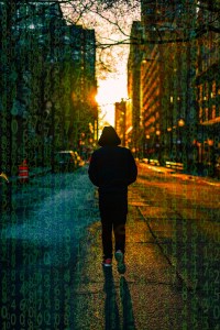 walking alone in grief