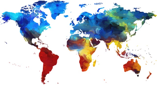 the flat world, saying tehillim and praying for the world concept