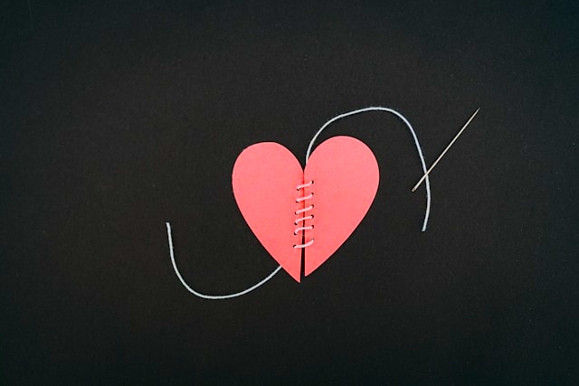 How Can You Mend a Broken Heart After Losing a Child? Needle and thread mending a heart How Can You Mend a Broken Heart After Losing a Child? Needle and thread mending a heart